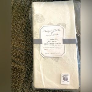 Monique Lhullier Pottery Barn Kids Crib Fitted Sheet discontinued print